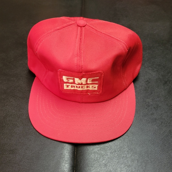 Vintage GMC Trucks Hat Snapback Cap Patch Red - Picture 6 of 7